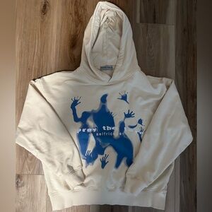 Aelfric Eden hoodie, size XS, cream, GUC